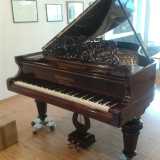 Il pianoforte pronto per essere suonato dopo otto mesi di lavori  